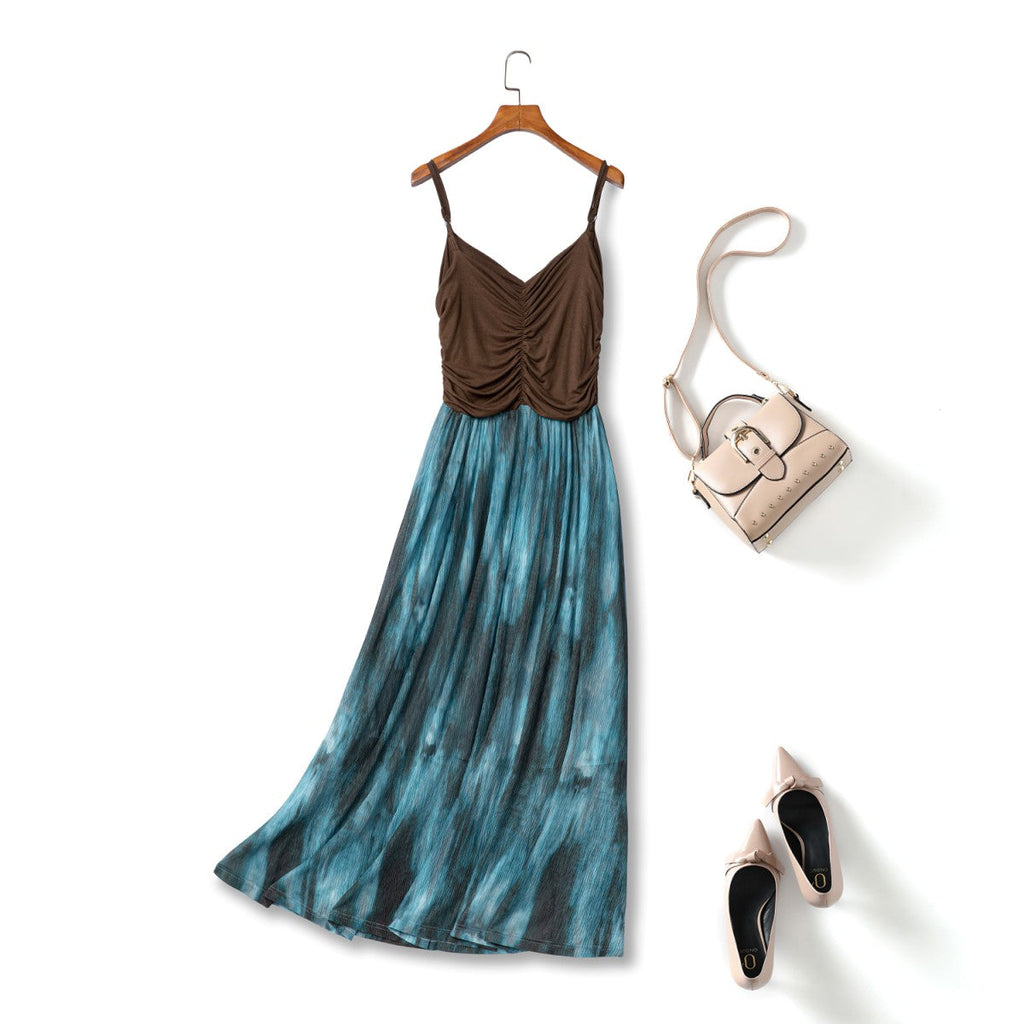 Scottie Plus Size Tie Dye Bohemian Maxi Dress