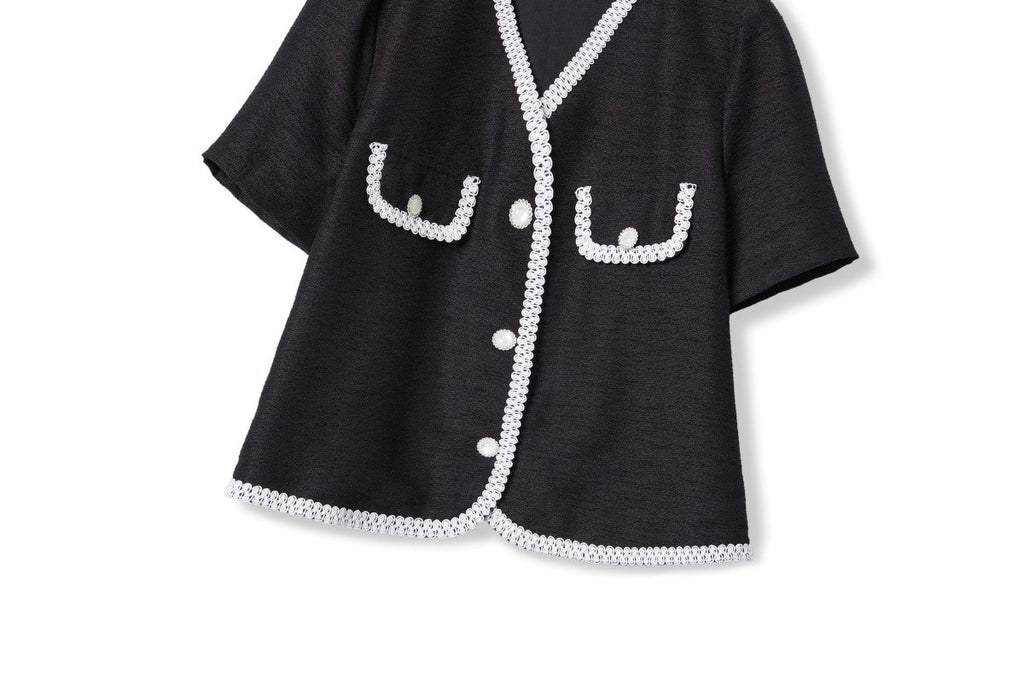 Plus Size Top and Skirt Set