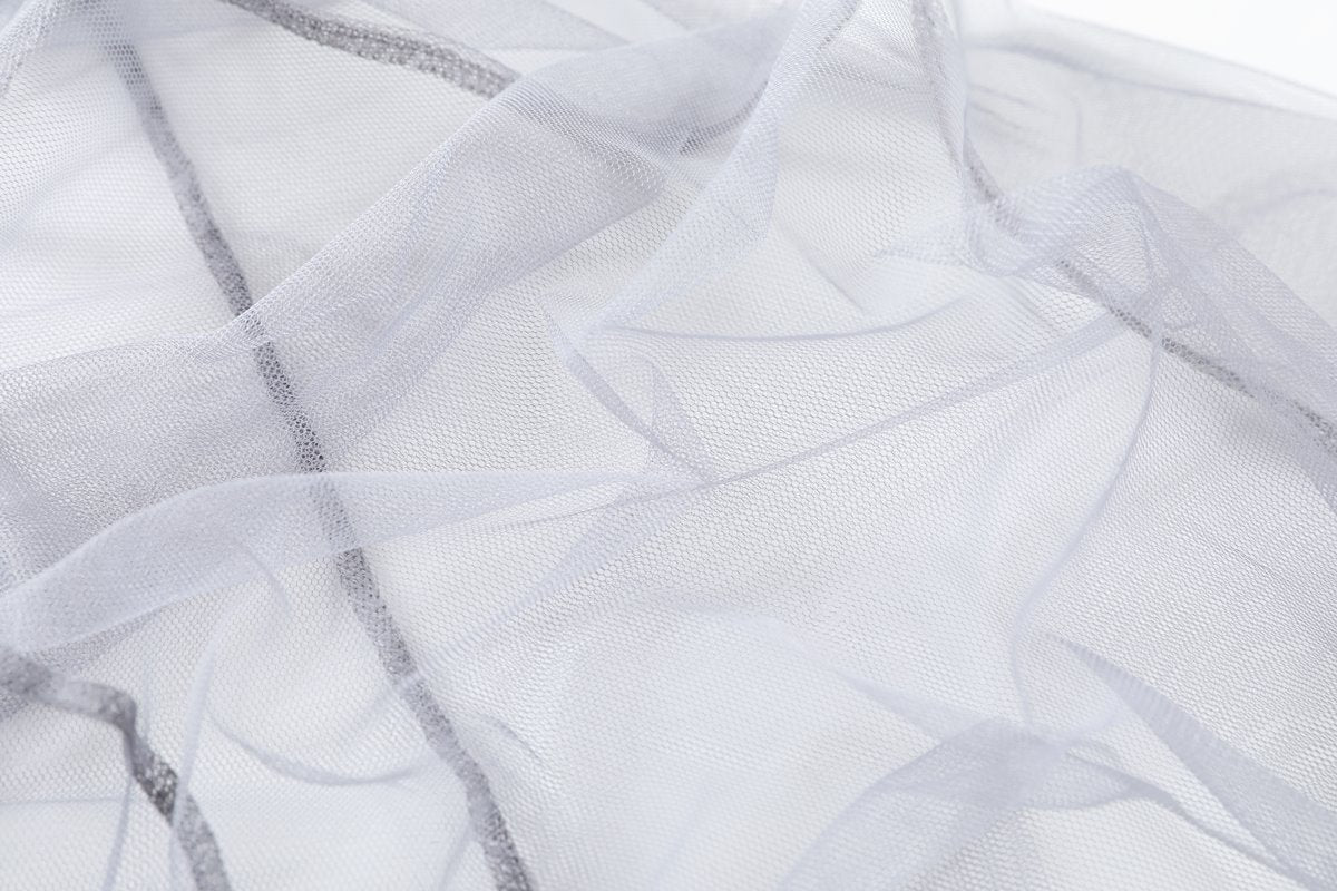 Plus Size Tulle Midi Skirt