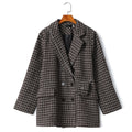 Palmer Plus Size Tweed Blazer with Mini Bag