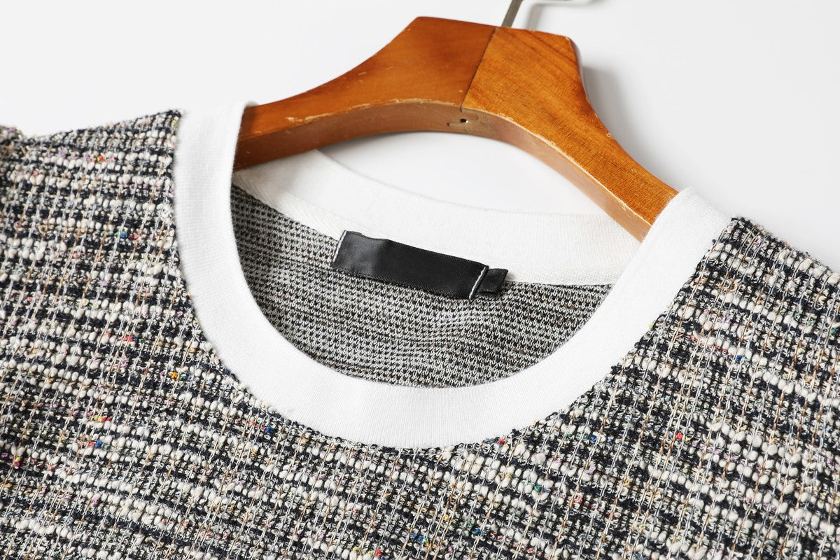 Vanessa Plus Size Tweed Shift Dress