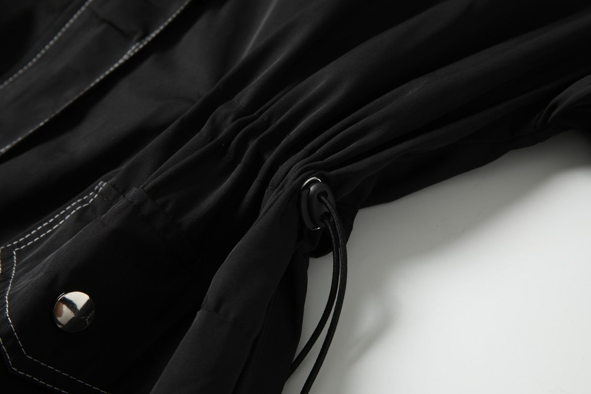 Plus Size Trench Utility Jacket