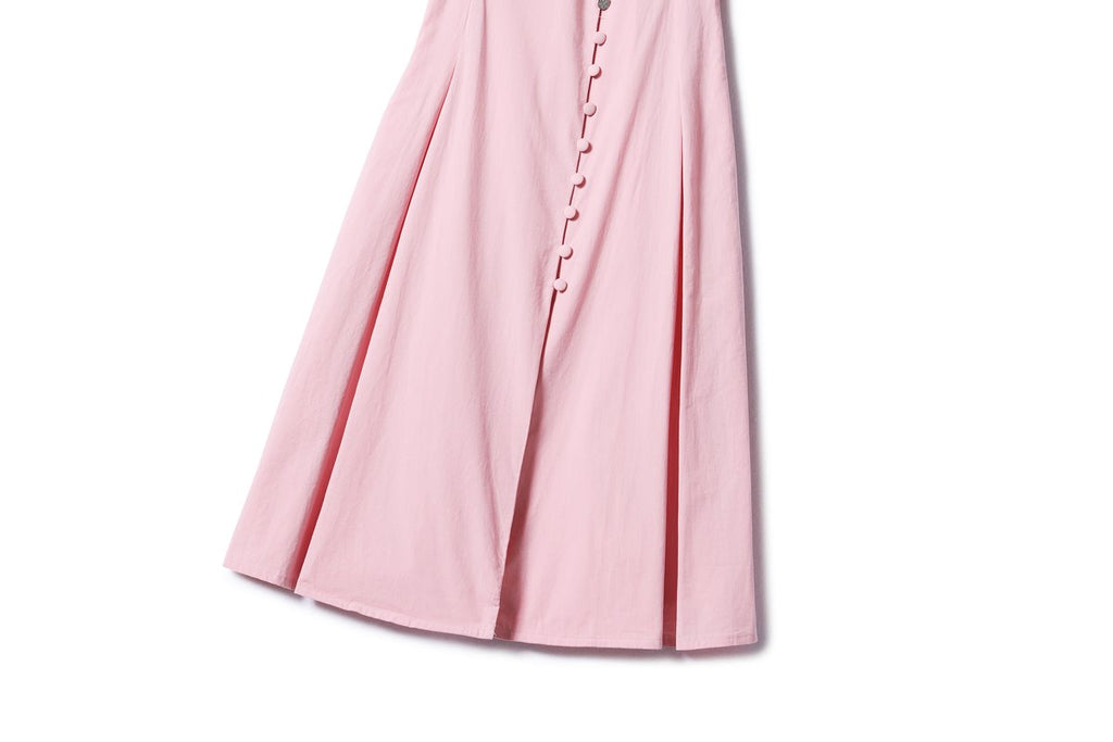 Meredith Plus Size V Neck Midi Dress