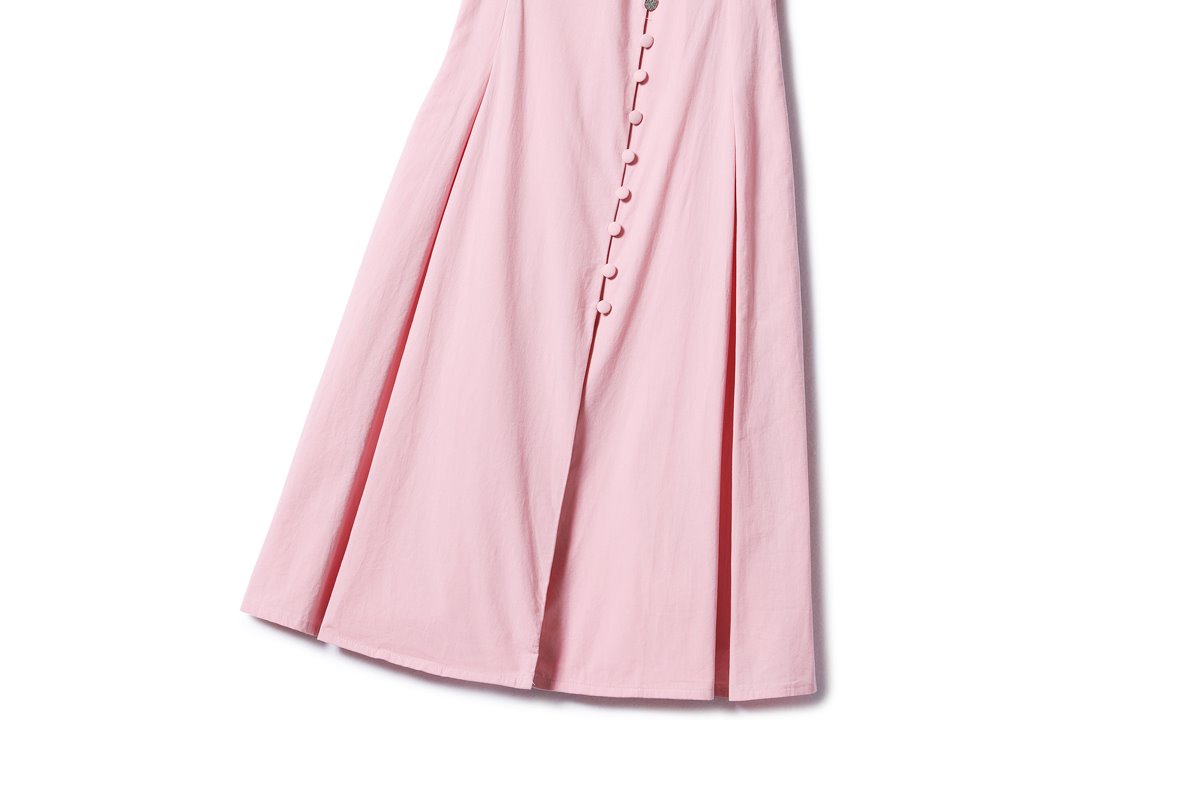Meredith Plus Size V Neck Midi Dress