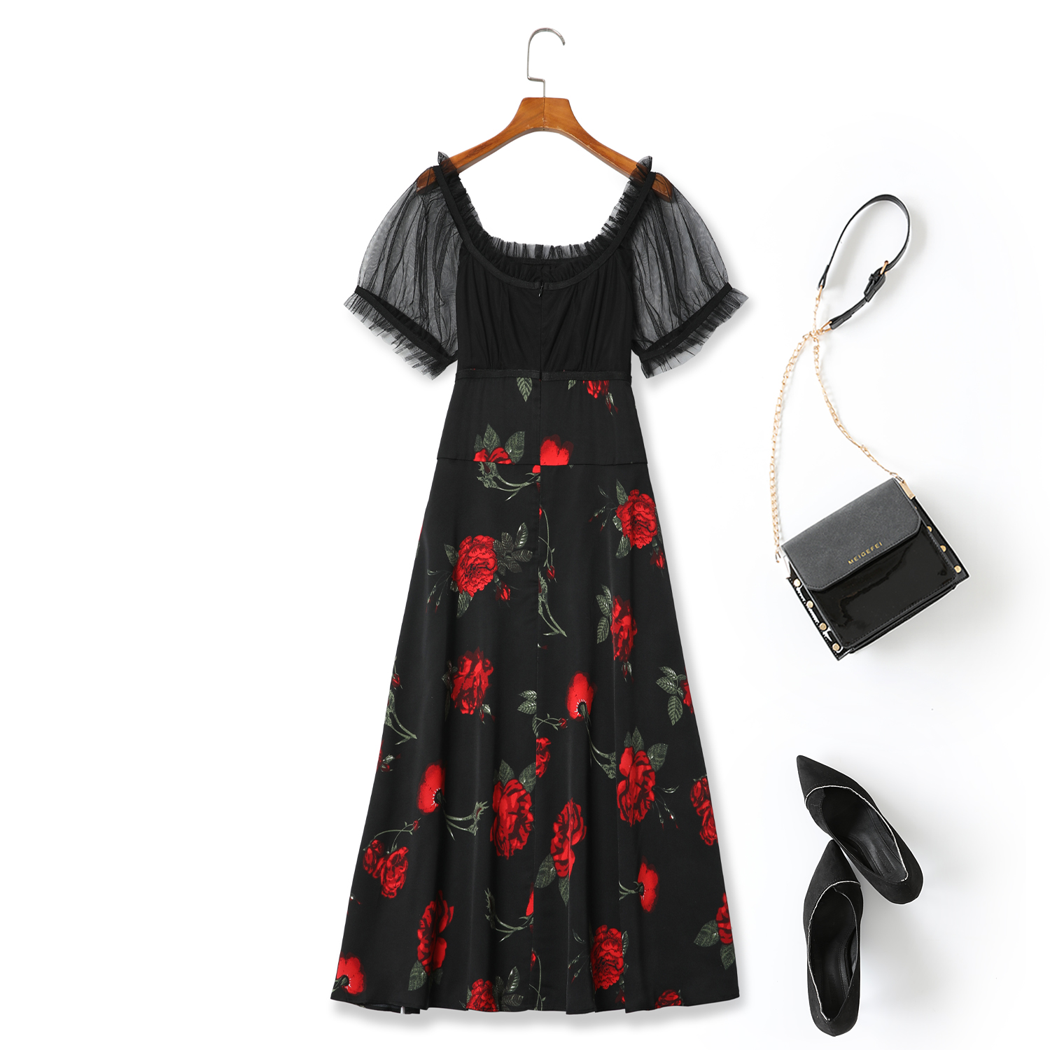 Plus Size Vintage Floral Dress