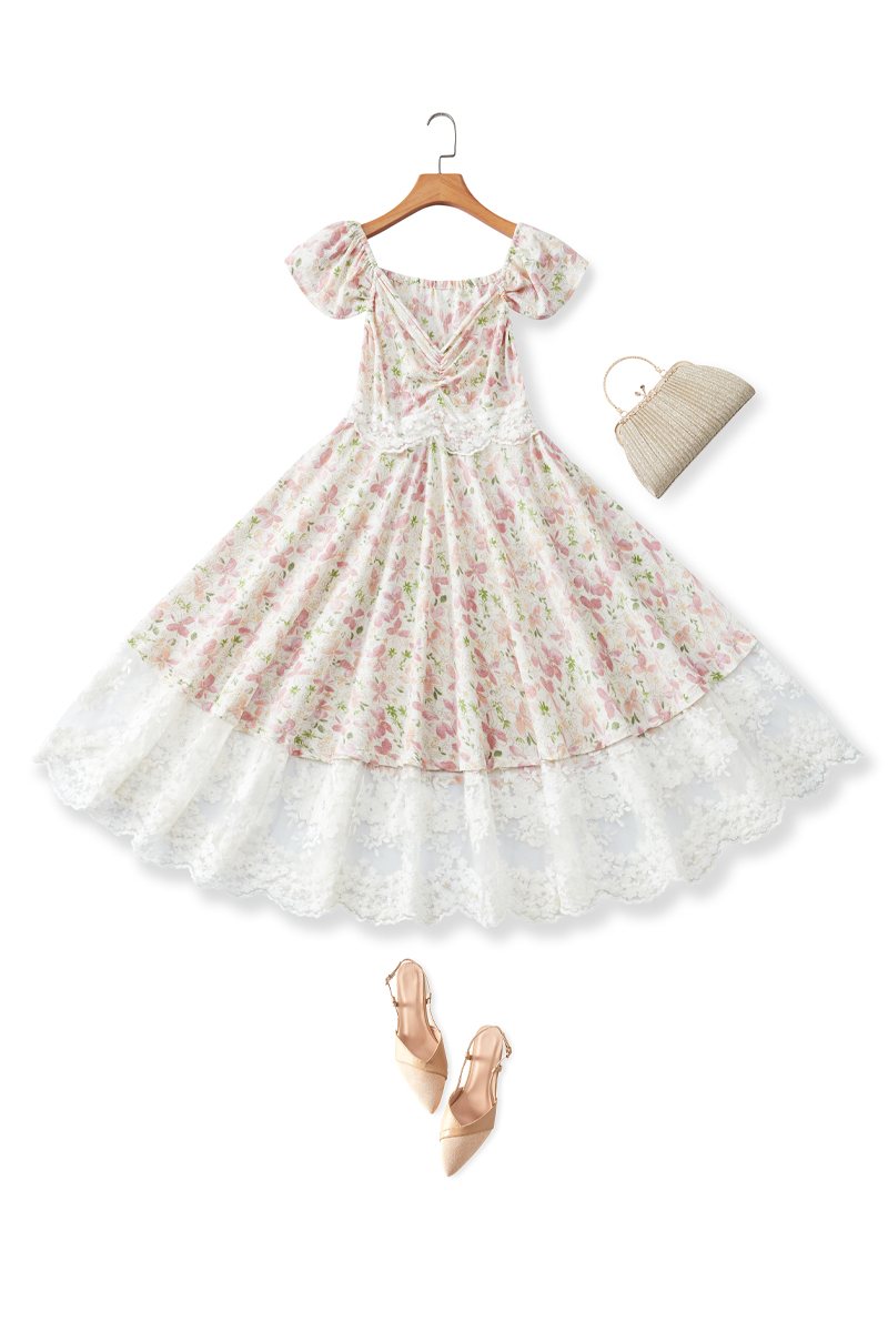 Cordilee Plus Size Floral Vintage Swing Dress