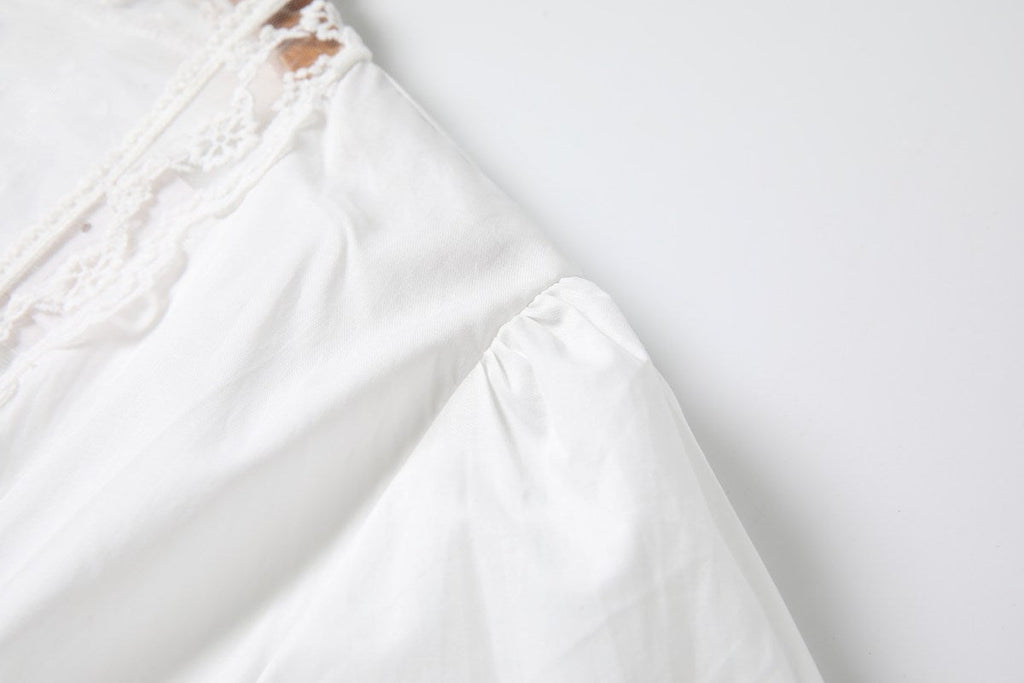 River Plus Size Vintage White Blouse