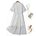 Plus Size White Lace Dress