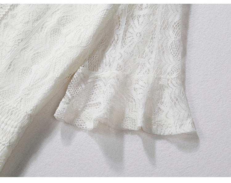 Plus Size White Lace Dress