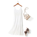 Gwyn Plus Size White Lace Maxi Dress - Casual Wedding Guest