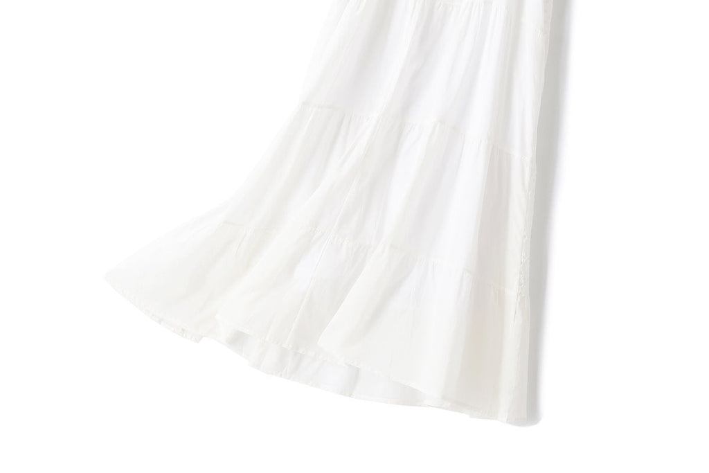 Gwyn Plus Size White Lace Maxi Dress - Casual Wedding Guest