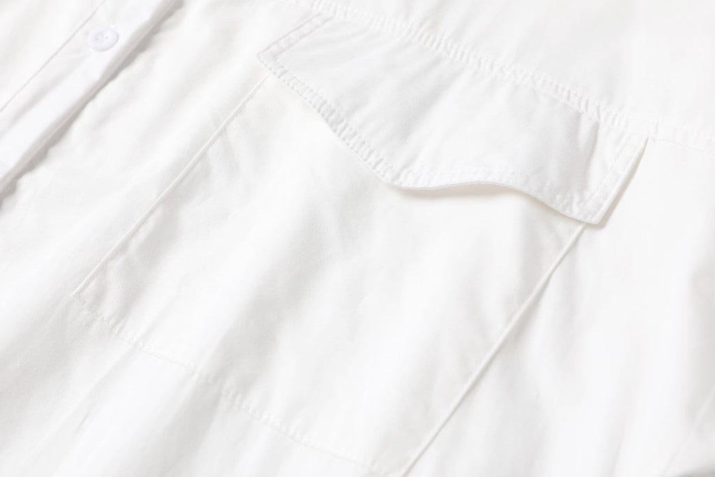 Plus Size White Shirt Dress