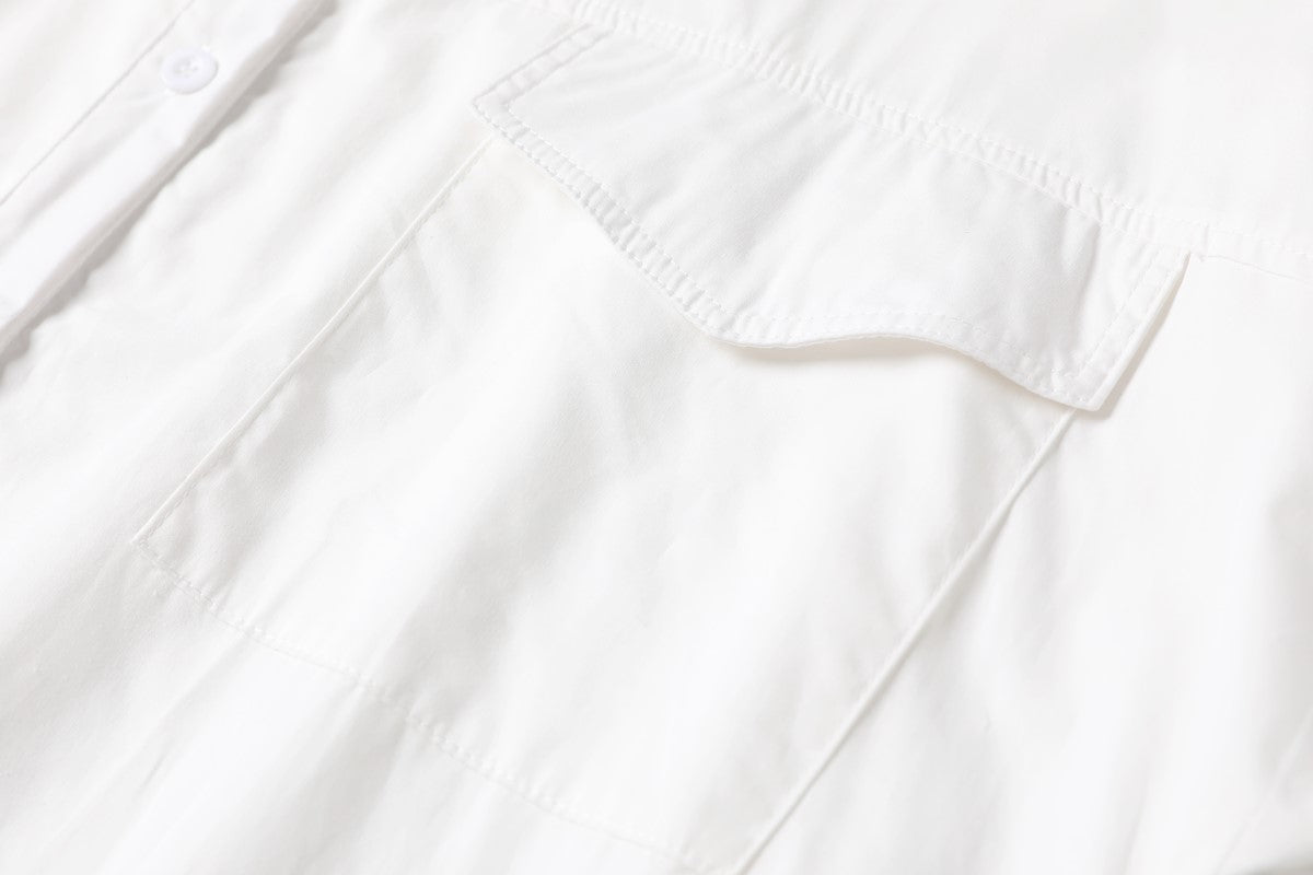 Plus Size White Shirt Dress