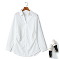 Sydney Plus Size White Shirt