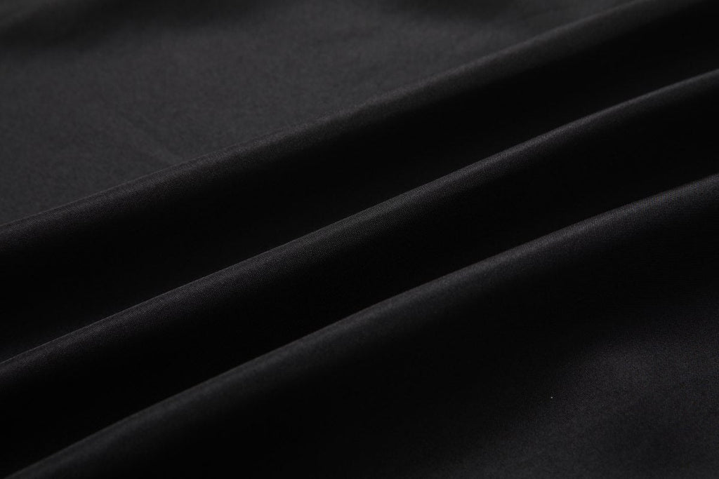 Plus Size Wrap Black Long Sleeve Maxi Dress