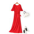 Irvette Plus Size Wrap Maxi Dress