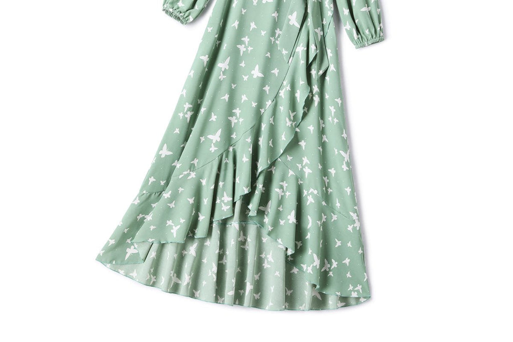 Callee Plus Size Wrap Midi Maxi Dress