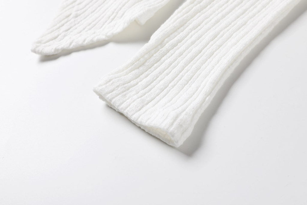 Plus Size Wrap Rib Knit Top