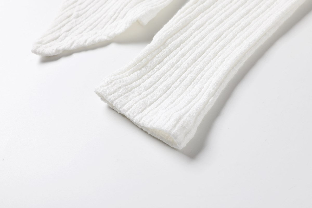 Plus Size Wrap Rib Knit Top