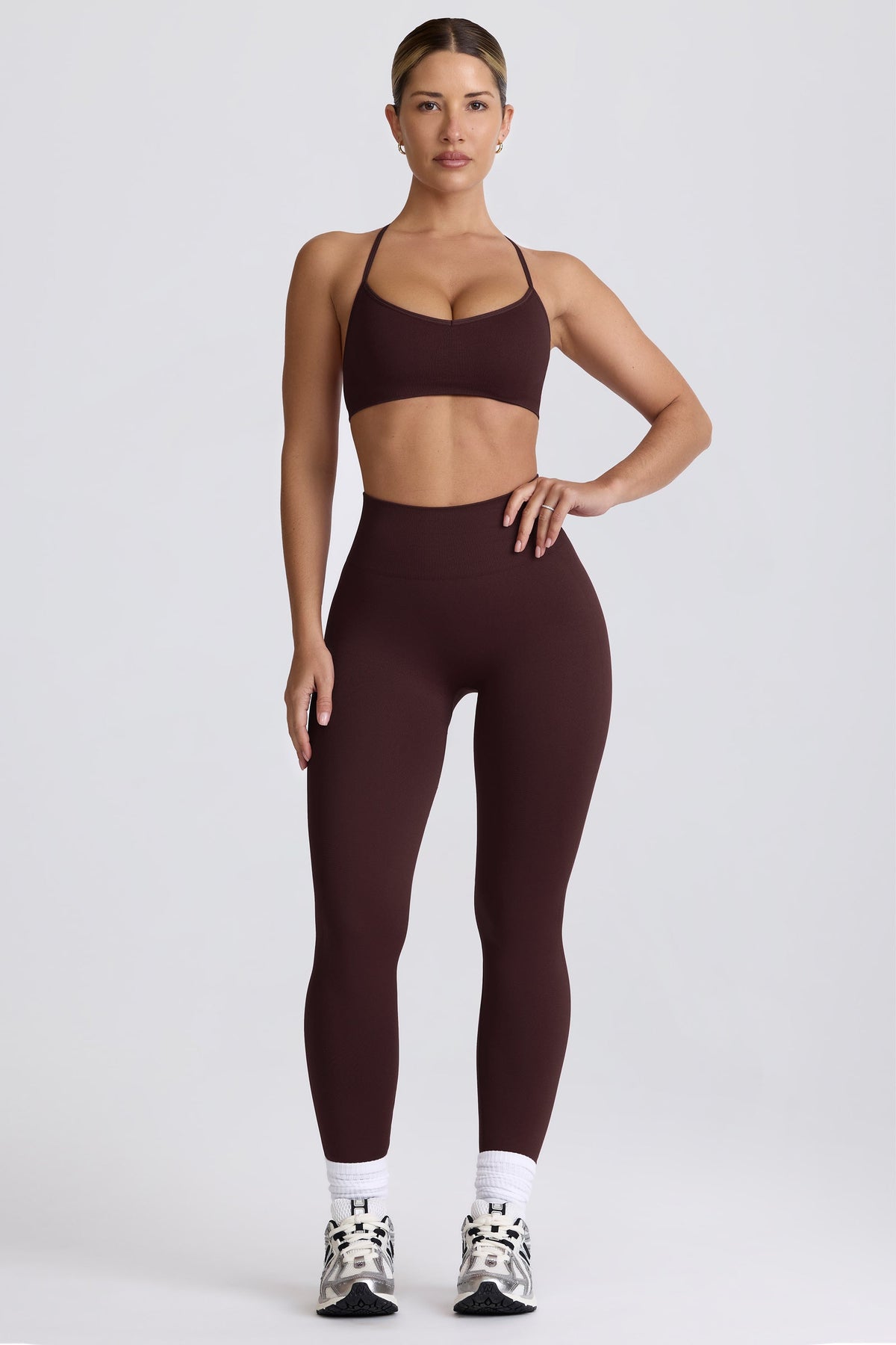 Super Sculpt Seamless Leggings in Chocolate