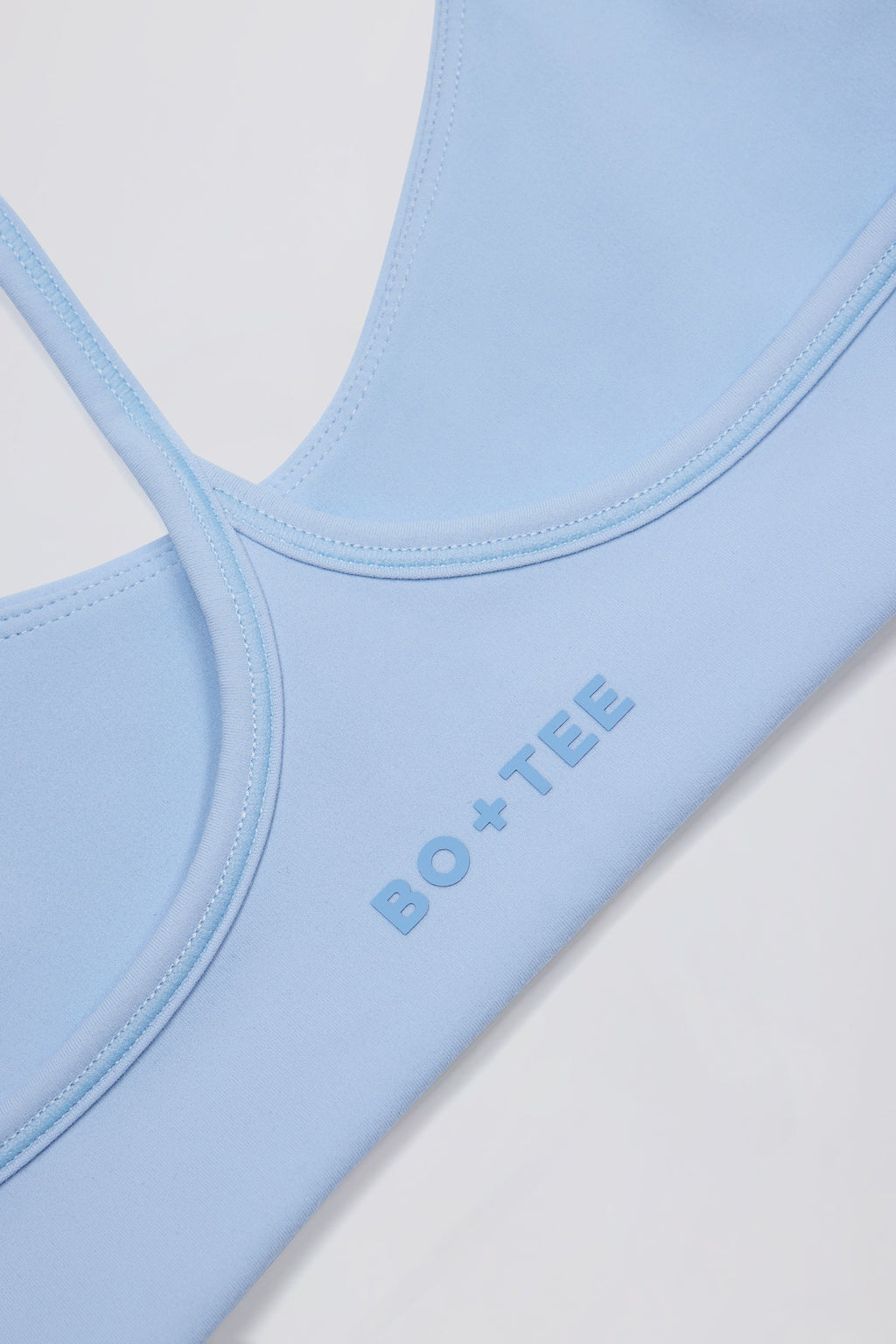 Soft Active Racerback Sports Bra in Sky