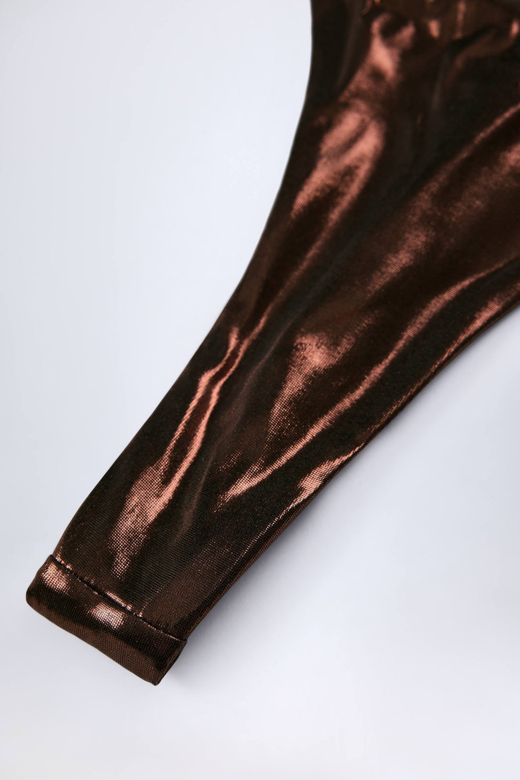 Thong Bikini Bottoms in Bronze Gold