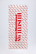 Logo Beach Towel in Cherry Print